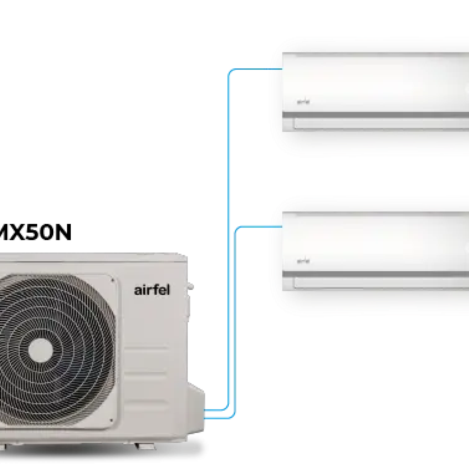 Airfel   2+1 Muti Klima 18 BTU DIŞ + 12 BTU + 12 BTU İÇ ÜNİTE